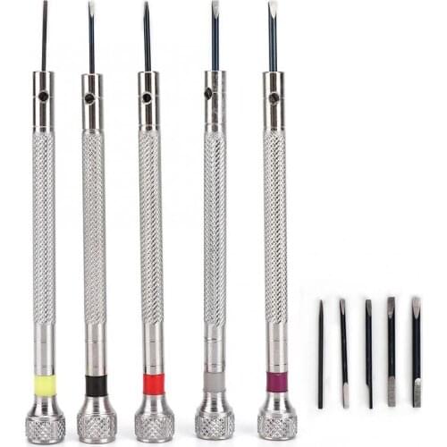 Professional Watch Link Pins Remover Watch Band Adjuster Screwdriver Stainless Steel Watch Band Repairing Tools for Watchmakers