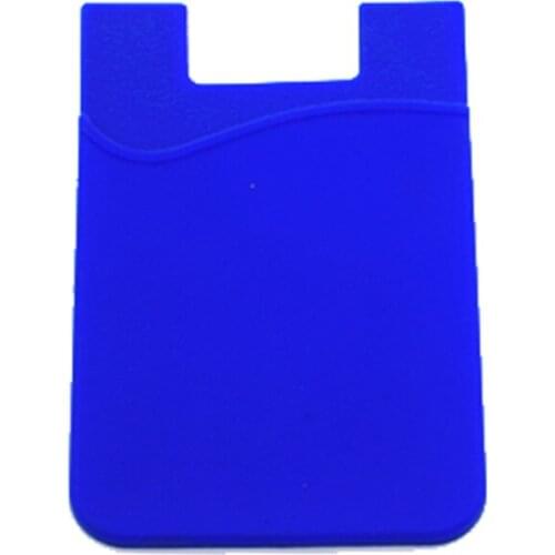 120PCS / LOT Adhesive Sticker Back Cover Card Holder Case Pouch Business Credit Pocket Phone Card Holder ID Card Bag