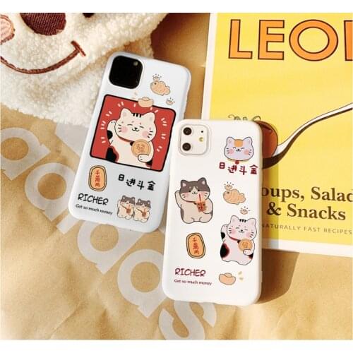 Cute Cat Animals Cases For Samsung Galaxy A70 A71 A52 A32 A51 A21s A50 A10 A20 A31 S8 S9 S10 S20 FE S21 Plus Ultra Bumber Fundas