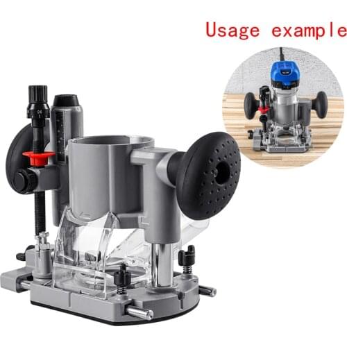 For Trimming Machine Press-in Base Electric Wood Milling Incline Base Slotted Woodworking tool