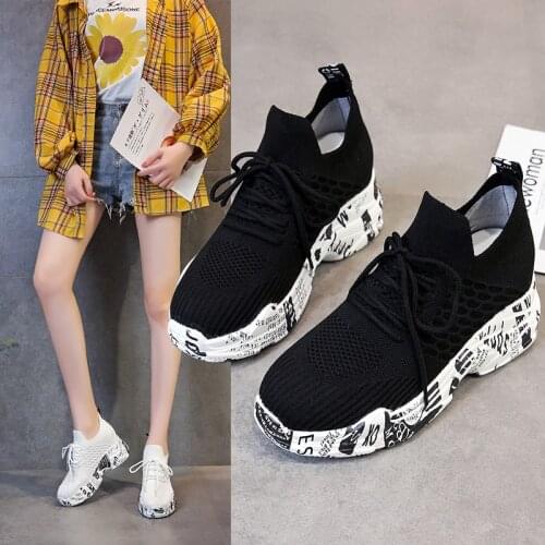 Chunky Sneakers Womans Trainers Running Shoes Ladies Sports Shoes Womens White Tennis Shoes Fitness Gym Shoes buty damskie