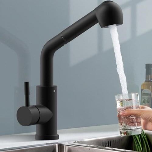 360 Degree Swivel Kitchen Faucet Pull Out Kitchen Sink Faucet Deck Mounted Stream Sprayer Kitchen Mixer Tap Bathroom Kitchen tap