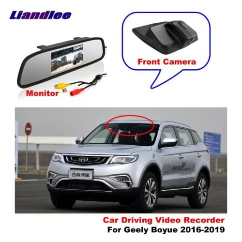 Liandlee Car DVR Wifi Video Recorder Dash Cam Camera For Geely Boyue 2016-2019 Night Vision APP