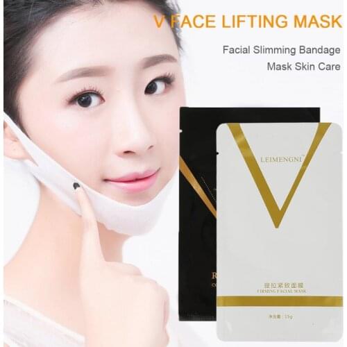 Miracle V Shape Lifting Face Mask Double Chin Neck Lift Slimming Mask Anti-Wrinkle Facial Line Bandage Masks Skin Care Tool