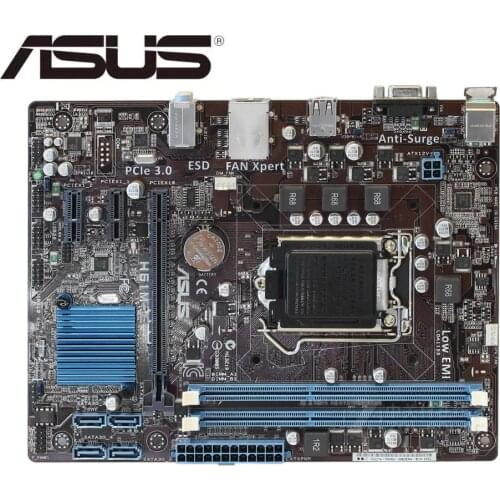 ASUS H61M-E motherboard board LGA 1155 DDR3 mainboard support I3 I5 I7 cpu H61 Desktop motherboard on sales