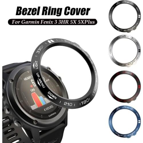 Metal Cover Frame For Garmin Fenix 3 3HR Metal Outer Edge Cover Bezel Rings Dial Scale Speed Tachymeter Case For Fenix 5X 5XPlus