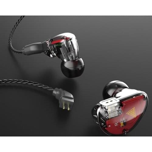 QKZ VK5 4 unit moving ring heavy bass In Earphone HIFI 3.5MM Plug Headset Wire control Earphones With microphone VS CK5 CK1