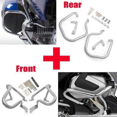 Highway Engine Guard Front&Rear Sawddlebag Guard Rails Crash Bar Bumper Protector For BMW R1250RT R1250 RT R 1250 RT 2018-2021