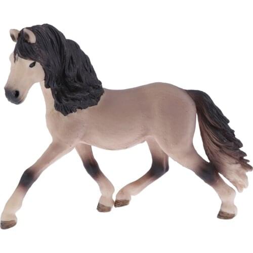 Lifelike Farm Animal Figures, Andalusian Horse Figurines, Educational Gift and Development Toy for Kids, Toddlers