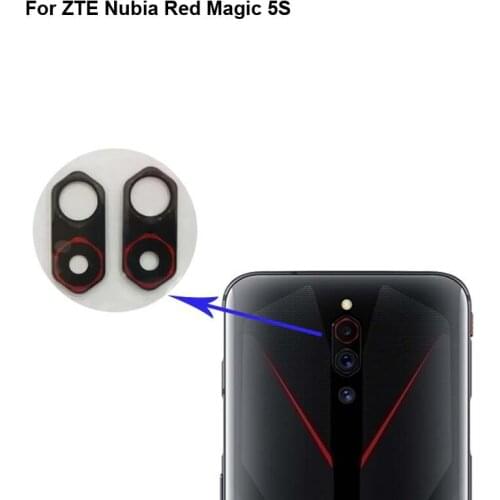High quality for ZTE Nubia Red Magic 5S Back Rear Camera Glass Lens test good Magic5s Parts for Nubia RedMagic 5S