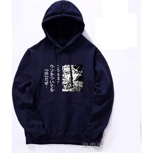 New Spring Autumn JOJOs Bizarre Adventure Golden Wind hoodie Coat Fall Winter Bruno Bucciarati Anime Men Women Sweatshirts