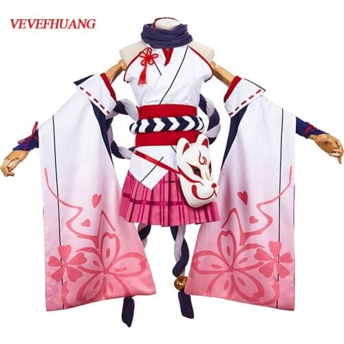 VEVEFHUANG Anime Honkai Impact 3rd Cosplay Yae Sakura cosplay costume Yae Sakura kimono cosplay