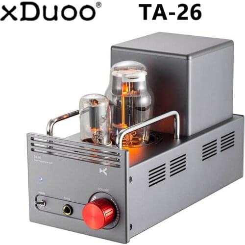 XDUOO TA-26 TA26 High Performance Tube Headphone Amplifier Pre-AMP With Adopt 6N8P 6N5P Tube RCA Output Tube AMP