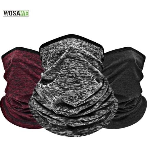WOSAWE Winter Bandana Cycling Snowboard Ski Hiking Tube Mask Scarf Men Women Thermal Half Face Cover Outdoor Neck Warmer Gaiter