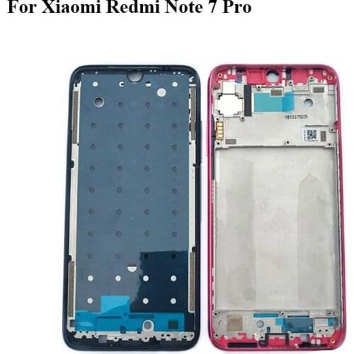 For Xiaomi Redmi Note 7 pro LCD Faceplate Middle Frame Housing Battery Door Back Cover Housing Xao mi Redmi note7 pro