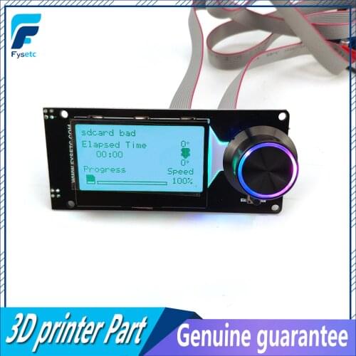 Type C MINI12864LCD Screen Black on white mini 12864 lcd Smart Display Supports Marlin DIY With SD Card 3D Printer Parts