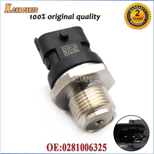 0281006325 Fuel Rail Pressure High Regulator Sensor Common Rail valve For Cummins ISLe QSL ISDe ISBe QSB6.7 ISF 2.8 185 210 270