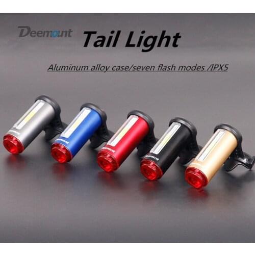 2021 Bicycle Rear Light USB Rechargeable IPX5 Waterproof Bike Light For MTB Helmet Pack Bag Tail Light 7 Model taillight