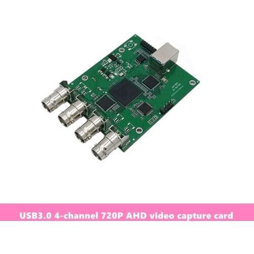 4-channel 720P AHD USB3.0 full real-time video capture card UVC driver free Support Windows Linux Andriod