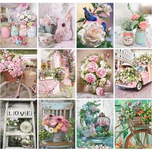 5d Cactus Diamond Painting Flowers Mosaic Art Sticker Embroidery Rhinestone Picture Puzzle Toys Children Gifts Decor Small Size