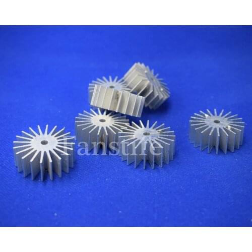 1W 3W High Power Led Star Radiator 36mm Height 14mm Aluminum heatsink