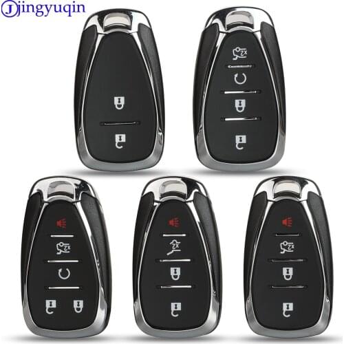 Jingyuqin 2/4/5 Buttons Remote Car Key Shell For Chevrolet Camaro Equinox Cruze Malibu Spark HYQ4EA Smart Key