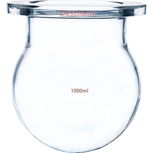 1000ml Glass Reaction Flask For 1L Reactor Flange(OD) 150mm