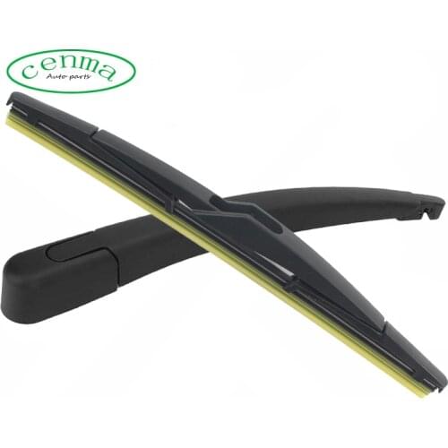 12" Rear Wiper Blade and Arm Set For Ford Fiesta 6 7 2008-2017 back window Windshield windscreen wiper