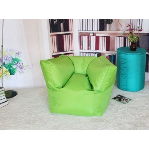 Visi block color bean bag armchair large beanbag long sofa lazy chair bag