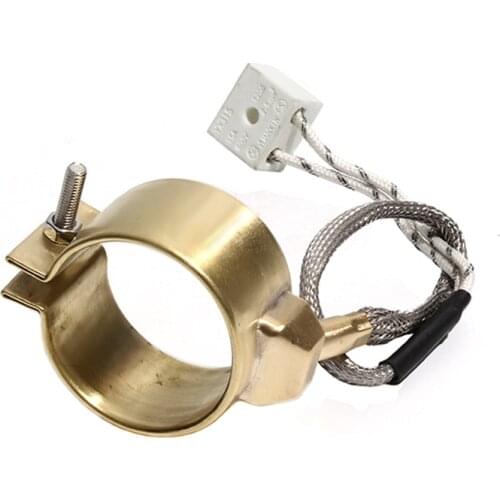 90mm Inner Diameter 25~35mm Height Brass Band Heater 110V/220V/380V 300W/350W/450W Fully Enclosed Electric Heating Ring