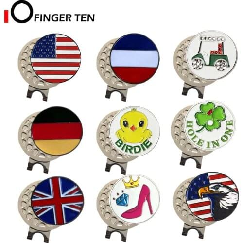 Golf Ball Markers with Magnetic Hat Clip Durable Strong Removable Attaches Easily to Cap Premium Gifts