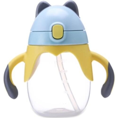 Cute Baby Cup Handle Bottle Training Cup Children Learn Feeding Drinking Water Cup Feeder Baby Using For Babies