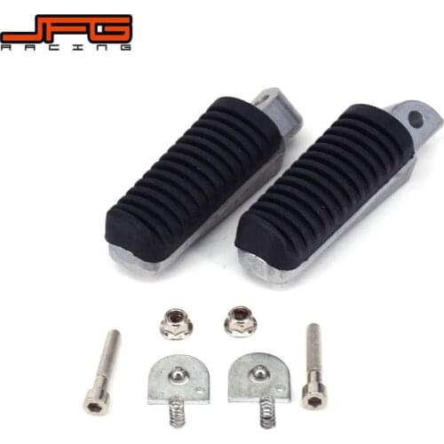 Footrest Rear Foot Pegs Rests Pedals For YAMAHA FJR1300 FZ1 FZ400 FZ6 FZ6R XJR400 XJR1200 XJR1300 XJ6 Motorcycle
