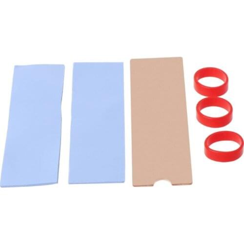 Cooling Copper Sheet M.2 Heatsink NVME Heat Sink NGFF M.2 2280 Thermal Conductivity Silicone Wafer Cooling Fan Cooler