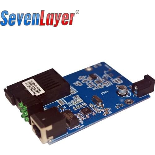 10/100/1000M High Quality Realtek8305NB Optical Fiber Media Converter Fiber Transceiver 1000M Full PCBA with Fiber module