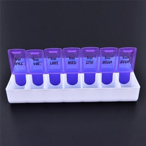 Weekly 7 Days Tablet Pill Drug Box Medicine Storage Organizer Container Case Holder Dispenser Health Care