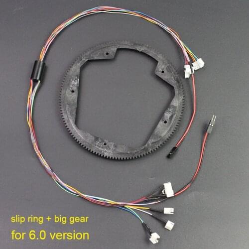 Slip Ring 12 Wires Version 6.0 360 Degree Infinite Rotation Electric Slip Ring for Henglong 1/16 RC Tank Upgrade Accessories
