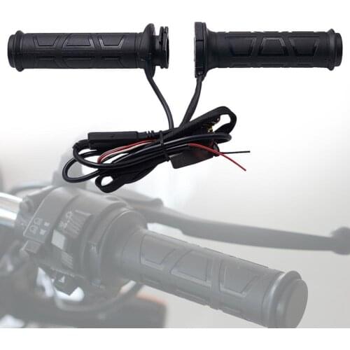 1Pair Detachable End Cap Winter Motorcycle Electric Heated Hand Handlebar Motorcycle accessories