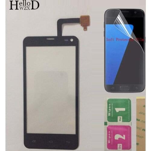 Touchscreen Touch Screen Panel For Fly IQ4416 ERA Life 5 IQ 4416 Touch Screen Front Glass Digitizer Sensor Mobile Protector Film