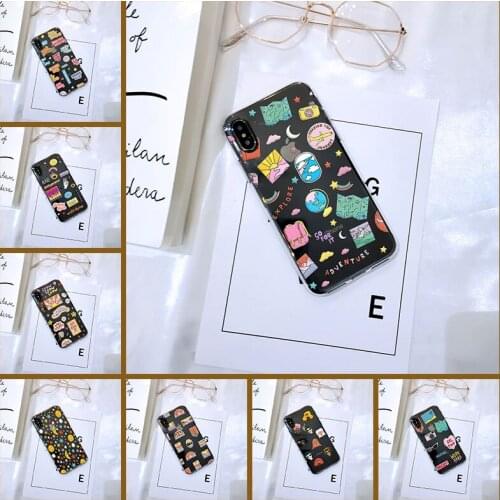 For iPhone 6 S 6S 7 8 X XR XS Max Phone Case Silicone Cute Girl Cartoon Star Pretty Back Cover For iPhone 8 7 6S 6 S Plus Case