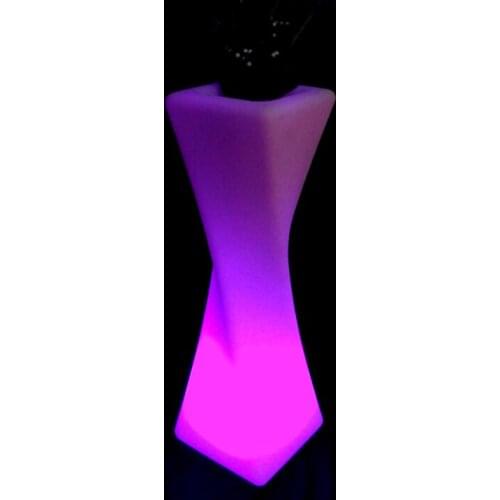 Skybesstech L18*W18*H50cm PE Material 16 Color Changing RGBW Led Table Lamp Rechargeable Waterproof Lighting Free Shipping 1pc