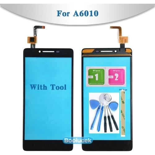 High Quality 5.0" For Lenovo A6010 Touch Screen Digitizer Sensor Outer Glass Lens Panel Replacement