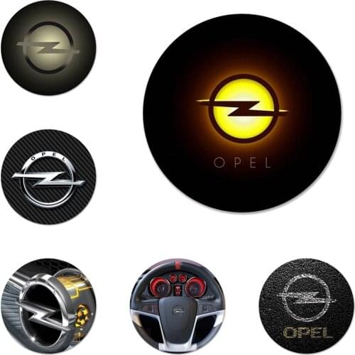 58mm car Opel astra logo Icons Pins Badge Decoration Brooches Metal Badges For Clothes Backpack Decoration