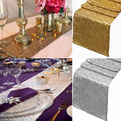 12x108"-Sequin-Table-Runner-Sparkly-Wedding-Party-Decors-Bling-Table-Decoration CR-986