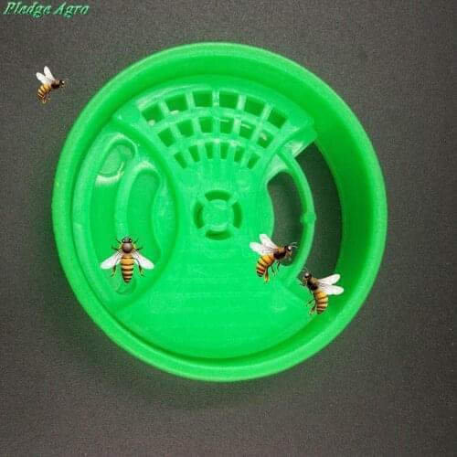 15pcs Honey Bee Equipment Round Beehive Box Entrance Gate Plastic Beekeeping Nest Door Vents Tools Beeing apiculture outils