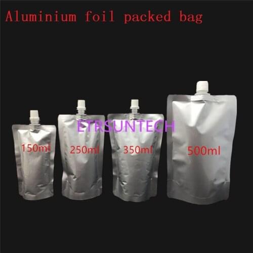 150ml 250ml 350ml 500ml Universal aluminum Packing Bag Juices Wine liquid Coffee milk soy sauce bag wholesale 300PCS