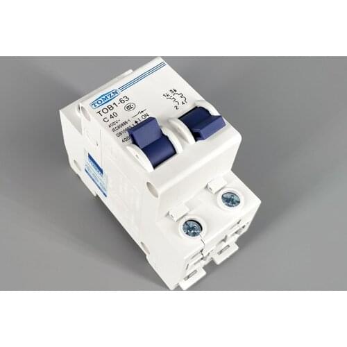 1P 40A MTS Manual transfer switch Circuit breaker MCB 50HZ/60HZ 400