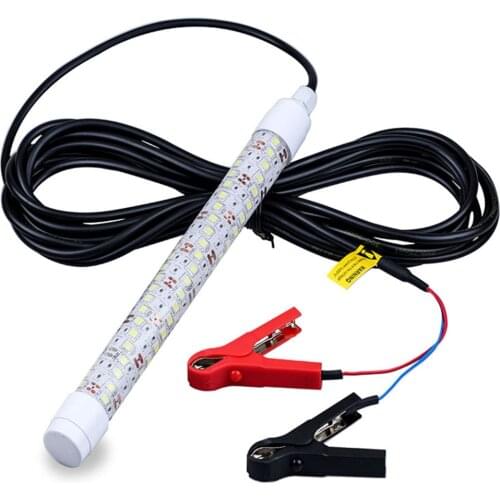 20W LED Underwater Fishing Llights DC12V IP68 Waterproof 6m Cable Submersible Lure Fish Krill Bait Finder Lamp Green/Blue/White