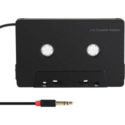 3.5mm Four Channel Anti-Tangled Mini ABS Stereo Input Cassette Adapter Car Audio- For i-phone For Type-c Interface Phone