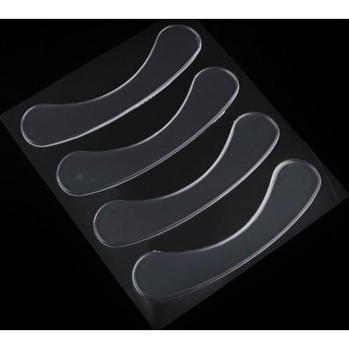 4Pcs/Set Reusable Facial Beauty Tool Face Lifting Silicone Overnight Invisible Remove Lines Anti Wrinkle Eye Face Pad